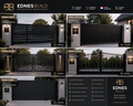 EDNES Linear™ – Premium Aluminium Schuifpoort