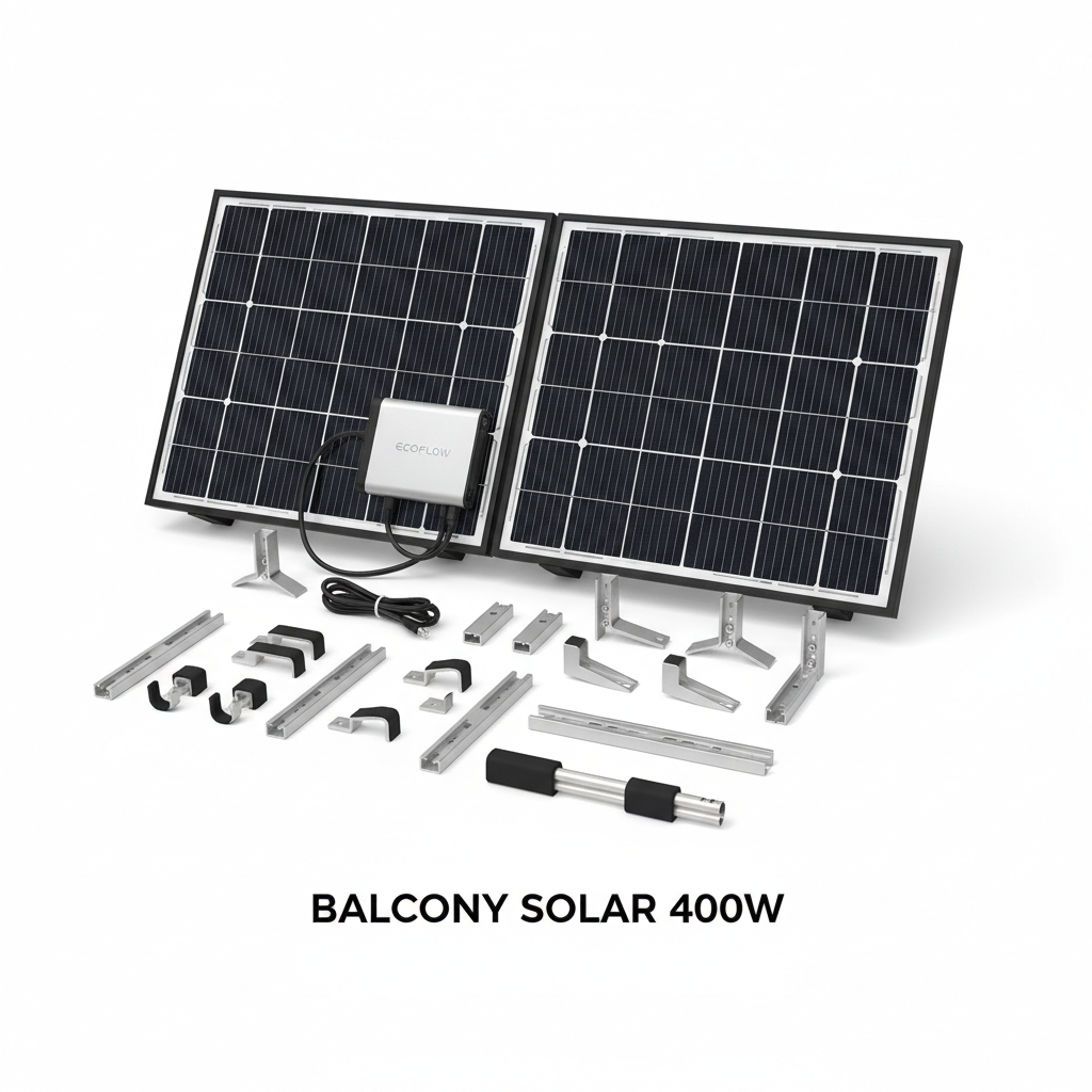 EDNES Balkon Zonnepaneel Set 400W